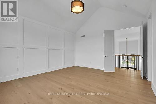 PRIMARY BEDROOM VIEW TO 2 STORY FOYER - 868 Eagletrace Drive, London, ON - Indoor Photo Showing Other Room