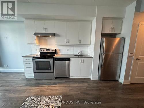 610 - 17 Zorra Street, Toronto (Islington-City Centre West), ON - Indoor Photo Showing Kitchen With Stainless Steel Kitchen