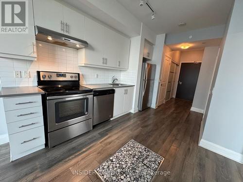 610 - 17 Zorra Street, Toronto (Islington-City Centre West), ON - Indoor Photo Showing Kitchen With Stainless Steel Kitchen