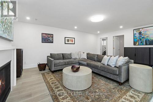 47 Ambleside Avenue, Toronto, ON - Indoor Photo Showing Living Room With Fireplace