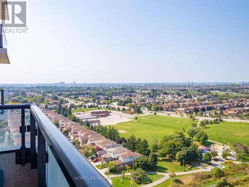 1803 - 4085 Parkside Village Drive N, Mississauga, ON - Outdoor With Balcony With View