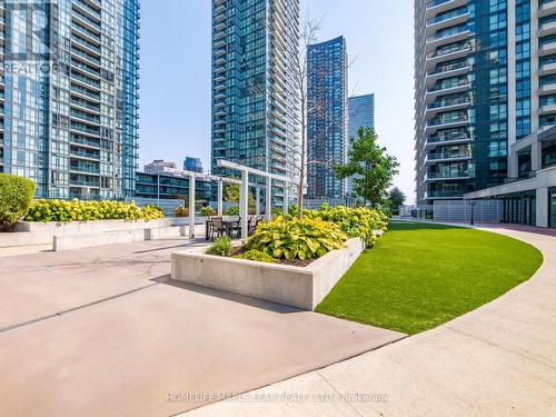 1803 - 4085 Parkside Village Drive N, Mississauga, ON - Outdoor With Balcony With Facade