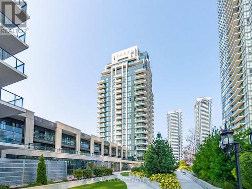 1803 - 4085 Parkside Village Drive N, Mississauga (City Centre), ON - Outdoor With Balcony With Facade