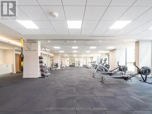 1803 - 4085 Parkside Village Drive, Mississauga, ON - Indoor Photo Showing Gym Room