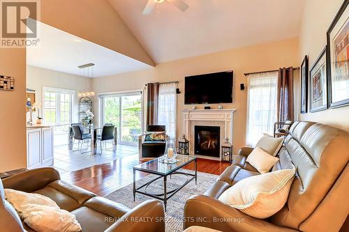 2 Lavender Jewel Street, Brampton (Sandringham-Wellington), ON - Indoor Photo Showing Living Room With Fireplace