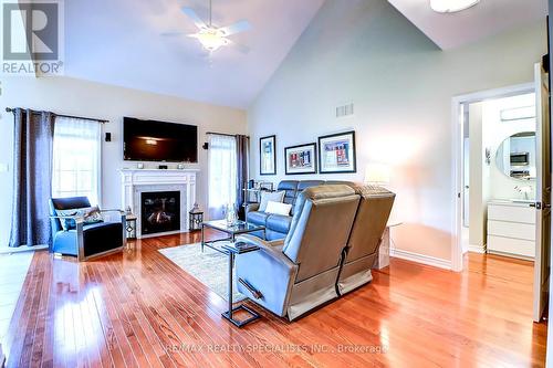 2 Lavender Jewel Street, Brampton, ON - Indoor Photo Showing Living Room With Fireplace