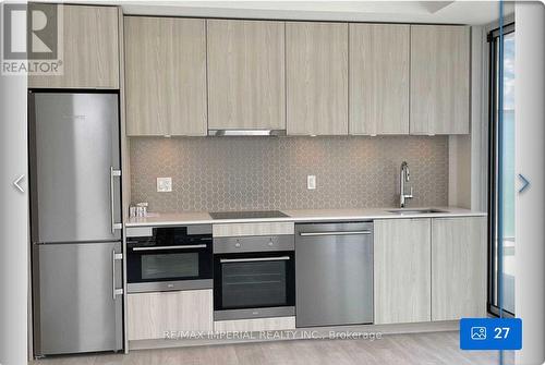 2806 - 15 Queens Quay E, Toronto (Waterfront Communities), ON - Indoor Photo Showing Kitchen With Stainless Steel Kitchen