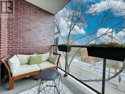 414 - 1331 Queen Street E, Toronto (Greenwood-Coxwell), ON - Outdoor With Deck Patio Veranda