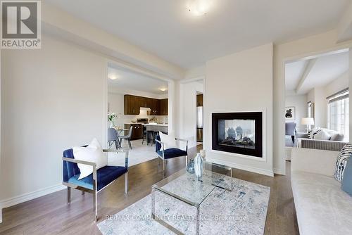 1345 Apollo Street, Oshawa (Eastdale), ON - Indoor Photo Showing Living Room With Fireplace