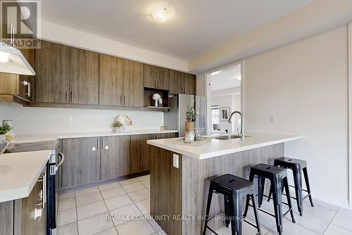 1345 Apollo Street, Oshawa, ON - Indoor Photo Showing Kitchen With Double Sink