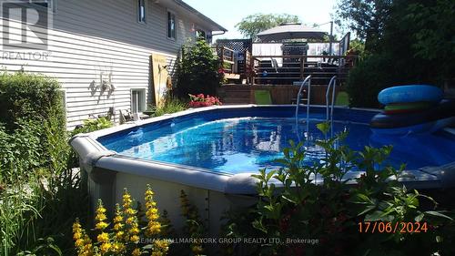 90 Manning Avenue, Collingwood, ON - Outdoor With Above Ground Pool