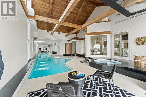 366 Elmgrove Drive, Lakeshore, ON - Indoor Photo Showing Other Room With In Ground Pool