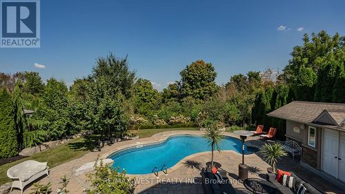 309 Treelawn Boulevard, Vaughan, ON - Outdoor With In Ground Pool