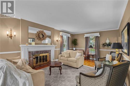 104 Kingston Court, Sudbury, ON - Indoor Photo Showing Living Room With Fireplace