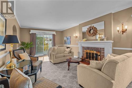 104 Kingston Court, Sudbury, ON - Indoor Photo Showing Living Room With Fireplace