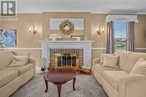 104 Kingston Court, Sudbury, ON - Indoor Photo Showing Living Room With Fireplace