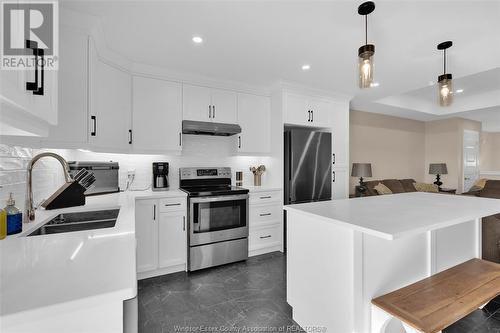 163 Lane Street, Essex, ON - Indoor Photo Showing Kitchen With Upgraded Kitchen