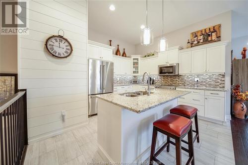 1137 Kassas Street, Lasalle, ON - Indoor Photo Showing Kitchen With Double Sink With Upgraded Kitchen