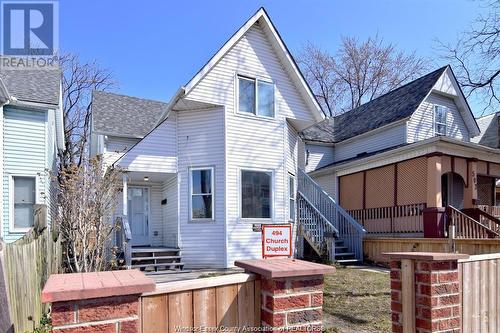 494 Church Street, Windsor, ON - Outdoor With Facade