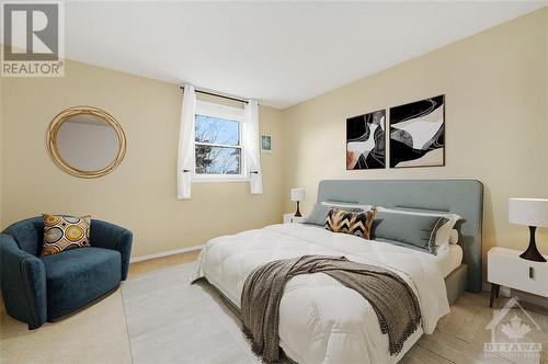 Virtually Staged - 49 Foxfield Drive, Ottawa, ON - Indoor Photo Showing Bedroom