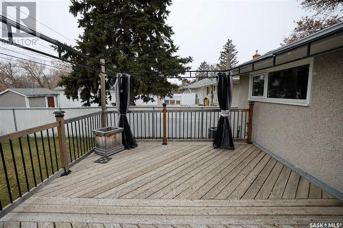 23 Donahue Avenue, Regina, SK - Outdoor With Deck Patio Veranda With Exterior