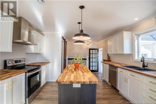 69 Acadie Street, Saint-Antoine, NB - Indoor Photo Showing Kitchen With Double Sink With Upgraded Kitchen