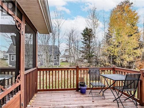 23 Desrosiers, Dieppe, NB - Outdoor With Deck Patio Veranda With Exterior