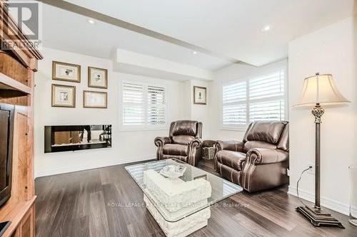 25 Rockman Crescent, Brampton, ON - Indoor Photo Showing Living Room With Fireplace