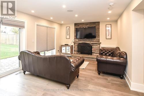 411 Targa Road, Mississauga, ON - Indoor Photo Showing Other Room With Fireplace