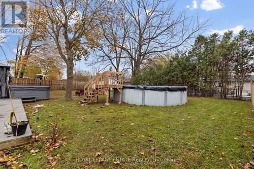 52 Windsor Drive, Brockville, ON - Outdoor With Above Ground Pool With Backyard