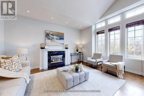 Main - 520 Stone Road, Aurora, ON - Indoor Photo Showing Living Room With Fireplace