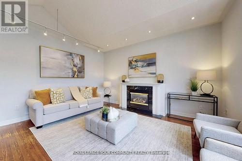 Main - 520 Stone Road, Aurora, ON - Indoor Photo Showing Living Room With Fireplace