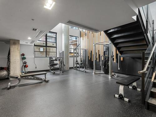 Salle d'exercice - 313-1340 Rue Olier, Montréal (Le Sud-Ouest), QC - Indoor Photo Showing Gym Room