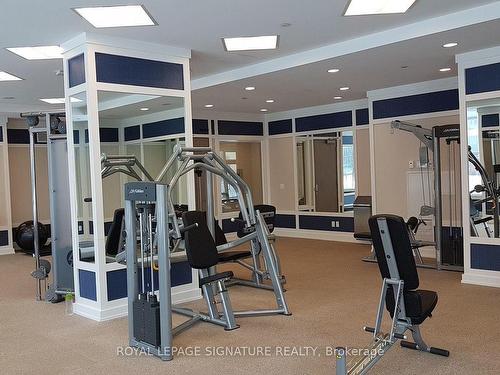 1709-15 Water Walk Dr, Markham, ON - Indoor Photo Showing Gym Room