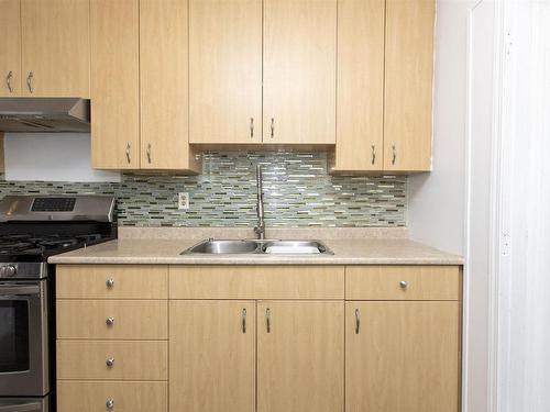 126 Amelia Street E, Thunder Bay, ON - Indoor Photo Showing Kitchen With Double Sink