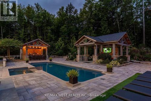 2081 20Th Side Road, Milton, ON - Outdoor With In Ground Pool