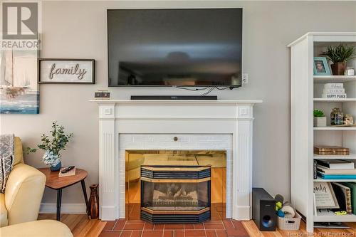 8 Wedgewood, Rothesay, NB - Indoor Photo Showing Living Room With Fireplace