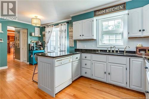 8 Wedgewood, Rothesay, NB - Indoor Photo Showing Kitchen With Double Sink