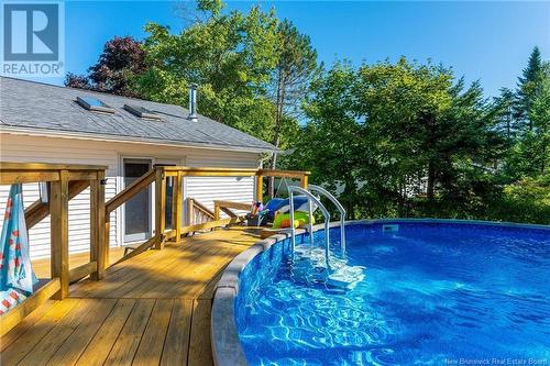 8 Wedgewood, Rothesay, NB - Outdoor With Above Ground Pool