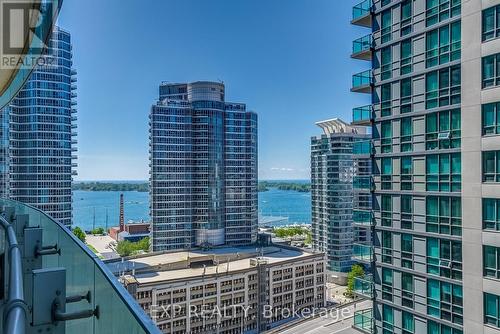 1406 - 12 York Street, Toronto, ON - Outdoor With Body Of Water With Facade