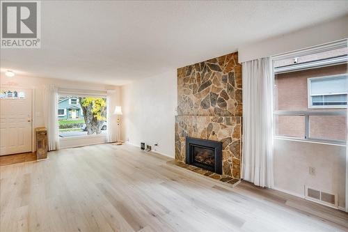 1172 Second Avenue, Trail, BC - Indoor Photo Showing Living Room With Fireplace