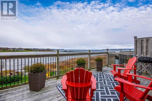 15 Topsail Shores Terrace, Conception Bay South, NL - Outdoor With Body Of Water With Deck Patio Veranda With View