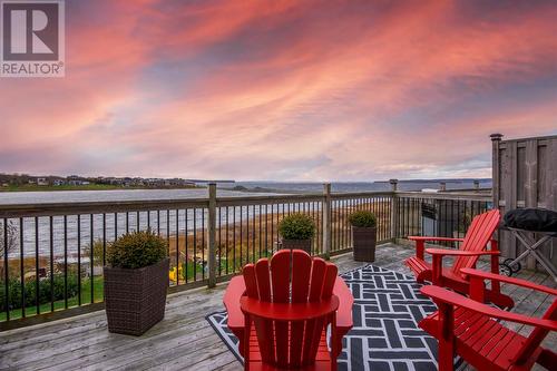 15 Topsail Shores Terrace, Conception Bay South, NL - Outdoor With Body Of Water With Deck Patio Veranda With View