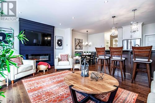 15 Topsail Shores Terrace, Conception Bay South, NL - Indoor Photo Showing Living Room With Fireplace