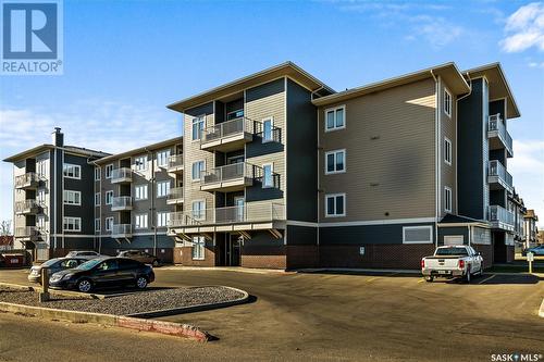 212 4501 Child Avenue, Regina, SK - Outdoor With Balcony With Facade