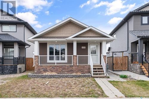 1058 Kloppenburg Bend, Saskatoon, SK - Outdoor With Deck Patio Veranda With Facade