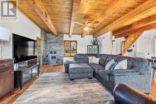 5439 County Road 9, Greater Napanee, ON - Indoor Photo Showing Living Room With Fireplace