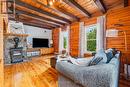 255 Main Street, Stone Mills, ON  - Indoor Photo Showing Living Room With Fireplace 