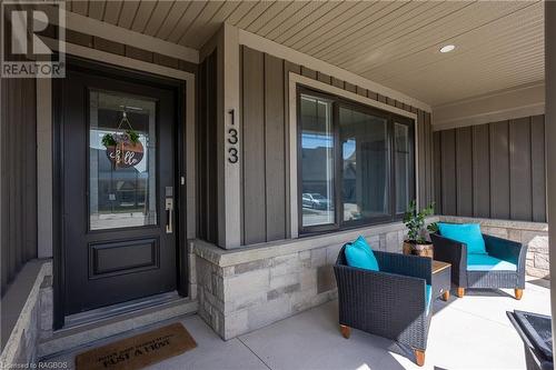 133 Hawthorn Crescent, Kemble, ON - Outdoor With Deck Patio Veranda With Exterior