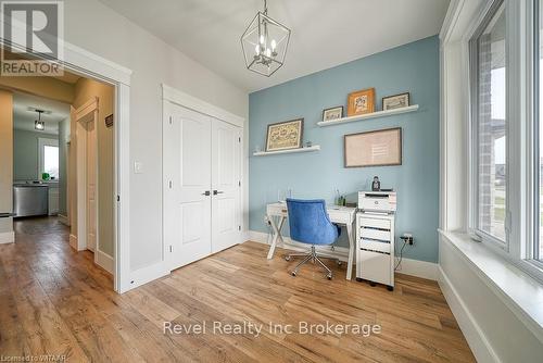 Dining area featuring sink and light hardwood / wood-style floors - 82 Sunview Drive, Norwich, ON - Indoor